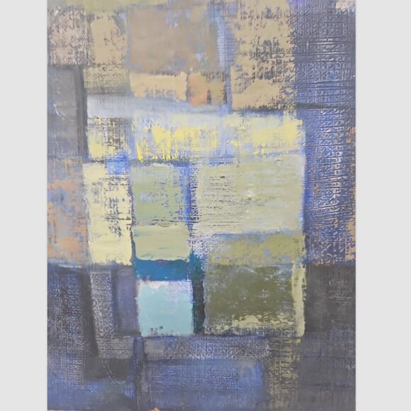Modern Abstract Painting Kay Arlene Ridenour Wilson (1937 - 2007) Listed Artist - Picture 4 of 7